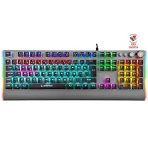 Rampage KB-R210 FAVORY Rainbow Aydınlatmalı Red Switch Mekanik Gaming (Oyuncu) Klavye