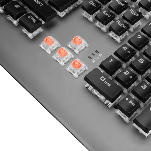 Rampage KB-R210 FAVORY Rainbow Aydınlatmalı Red Switch Mekanik Gaming (Oyuncu) Klavye