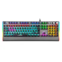 Rampage KB-R210 FAVORY Rainbow Aydınlatmalı Blue Switch Mekanik Gaming (Oyuncu) Klavye