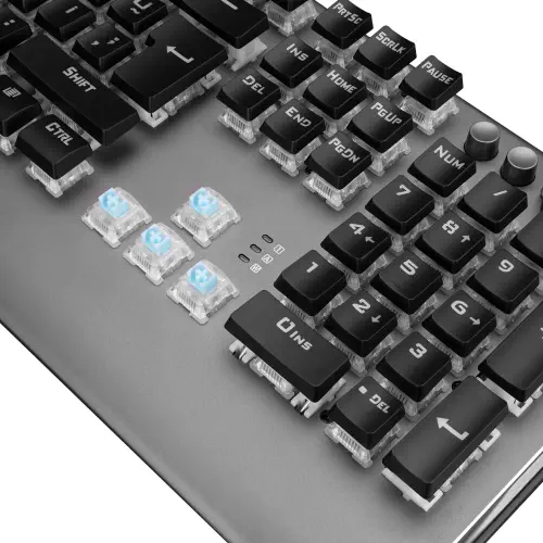 Rampage KB-R210 FAVORY Rainbow Aydınlatmalı Blue Switch Mekanik Gaming (Oyuncu) Klavye