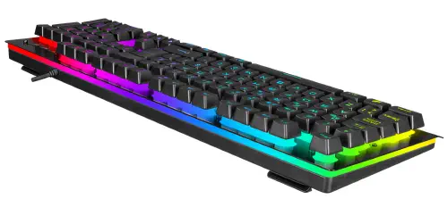 Rampage MIRACLE K2 Siyah USB RGB Aydınlatmalı Q Gaming (Oyuncu) Klavye