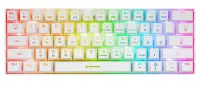 Rampage KB-RX63 B-ATOM Bluetooth RGB RED Switch Mekanik Q 63 Tuşlu Beyaz Gaming (Oyuncu) Klavye