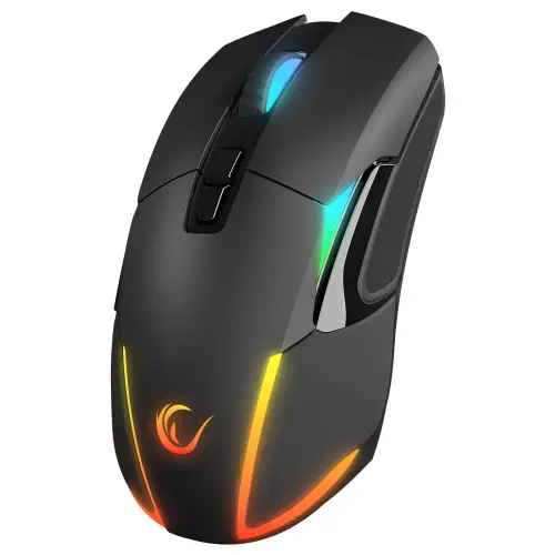 Rampage NOVA M4 Kablosuz Siyah RGB Gaming (Oyuncu) Mouse