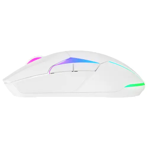 Rampage NOVA M4 Kablosuz Beyaz RGB Gaming (Oyuncu) Mouse