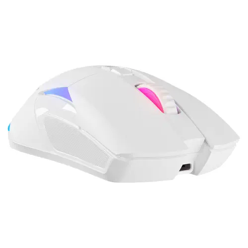 Rampage NOVA M4 Kablosuz Beyaz RGB Gaming (Oyuncu) Mouse