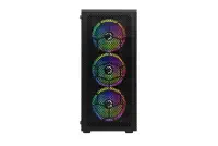 GamePower Horizon Gaming MESH 4*120mm RGB Fan Mesh Kasa RGB Kontrolcü ve Uzaktan Kumanda