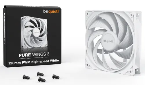 Be Quiet! Pure Wings 3 BL111 4-Pin PWM 120mm Beyaz Kasa Fanı