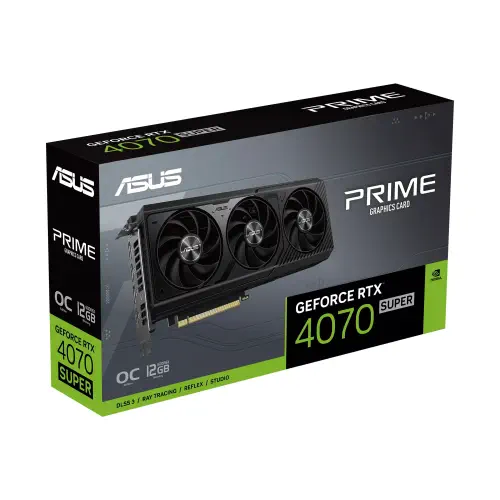 Asus Prime GeForce RTX 4070 SUPER OC 12GB PRIME-RTX4070S-O12G GDDR6X 192Bit DX12 DLSS 3 Gaming (Oyuncu) Ekran Kartı