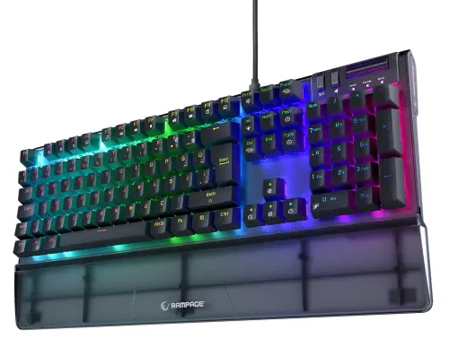 Rampage Carbon TR Q RGB Blue Switch Gaming (Oyuncu) Klavye