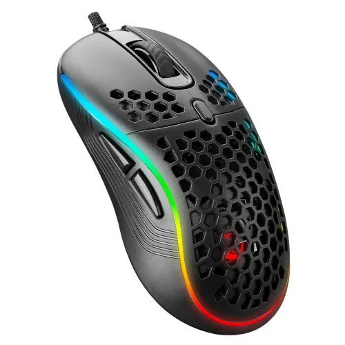 Rampage SMX-R85 GENTLE 12800 DPI Siyah RGB Gaming (Oyuncu) Mouse