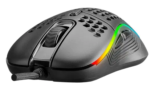 Rampage SMX-R85 GENTLE 12800 DPI Siyah RGB Gaming (Oyuncu) Mouse