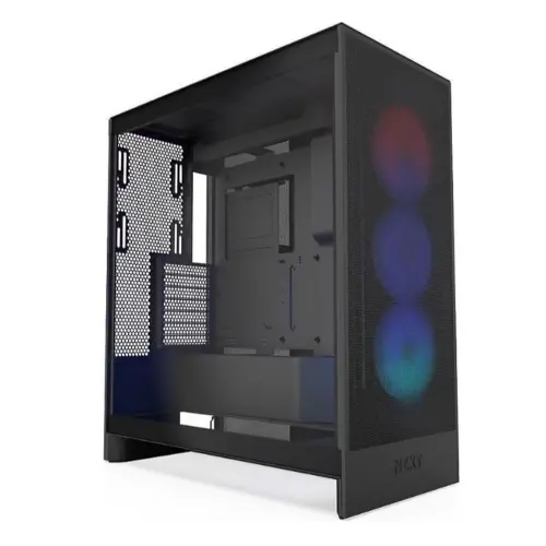 NZXT H Series H7 Flow (2024) RGB CM-H72FB-R1 ATX Siyah Mid Tower Gaming (Oyuncu) Kasa