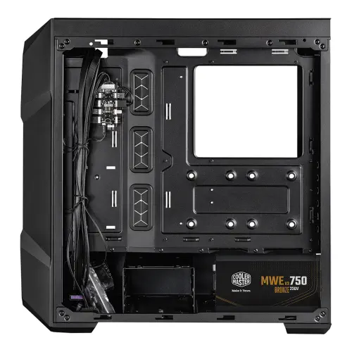 Cooler Master MasterBox TD500 V2 Siyah TG 750W ATX 3.1 80+ Bronze ARGB 4x120mm Fanlı Mesh ATX Mid Tower Gaming (Oyuncu) Kasa