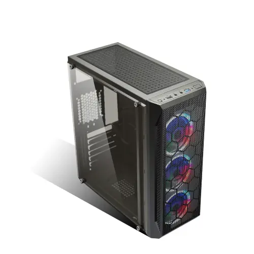 Hiper Zoe 3x120mm Rainbow Gaming ATX Kasa