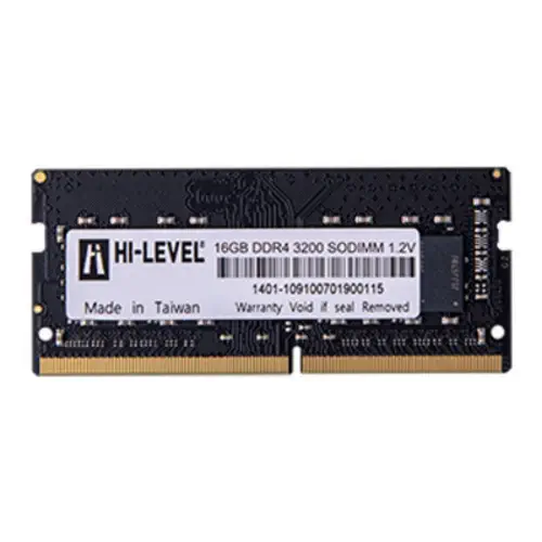 Hi-Level HLV-SOPC25600D4/16G 16GB (1x16GB) DDR4 3200MHz CL22 Notebook Ram (Bellek)