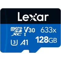 Lexar 128GB LSDMI128BB633A 633X UHS-I 100/45MB/s MicroSD Hafıza Kartı