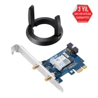 Asus PCE-AX58BT AX3000 DualBand Wi-Fi 6 Bluetooth 5.0 PCI-E Adaptör