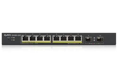 Zyxel GS1900-10HP V2 8-port GbE Akıllı Yönetilebilir PoE Switch