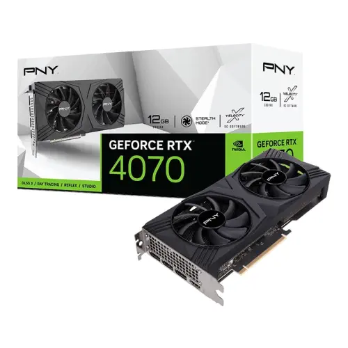 PNY RTX 4070 12GB VERTO GDDR6X 192Bit (VCG407012DFXPB1) Gaming (Oyuncu) Ekran Kartı