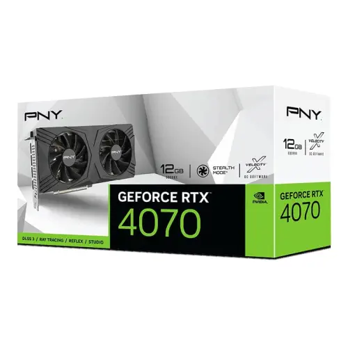 PNY RTX 4070 12GB VERTO GDDR6X 192Bit (VCG407012DFXPB1) Gaming (Oyuncu) Ekran Kartı