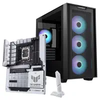 ASUS A21 Plus ARGB Siyah Mid Tower Gaming Kasa + Asus TUF Gaming Z790-BTF WIFI Anakart Bundle