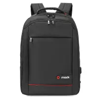 MACK MCC-006 15.6″ Office USB Girişli Notebook Sırt Çantası Siyah