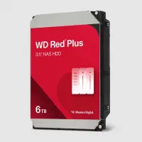 WD Red Plus WD60EFPX  6TB  5400RPM 256MB SATA3 Harddisk