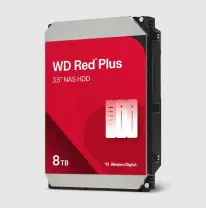 WD Red Plus WD80EFPX 8TB 5640RPM 256MB SATA3 Harddisk