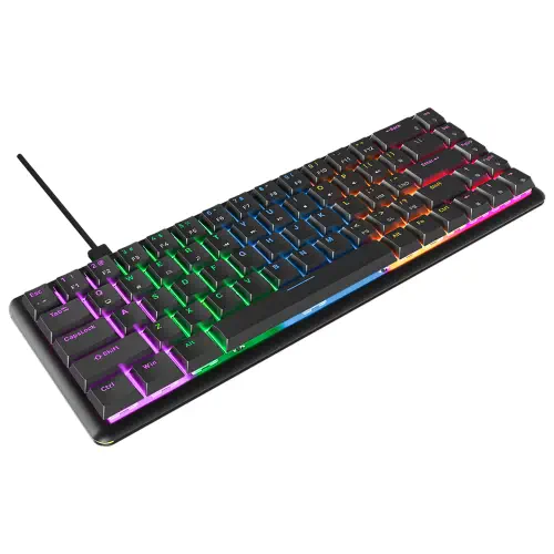 Rampage Rebel Siyah Low Profile Red Switch Mekanik Gaming (Oyuncu) Klavye