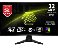 MSI MAG 32CQ6F 31,5″ 180Hz 0,5ms Rapid VA Adaptive-Sync WQHD Gaming (Oyuncu) Monitör