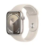 Apple Watch Series 9 GPS 45mm Yıldız Işığı Alüminyum Kasa ve Yıldız Işığı Spor Kordon - M/L - MR973TU/A