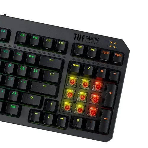 Asus TUF Gaming K3 Gen II RGB Red Switch Mekanik Kablolu Gaming (Oyuncu) Klavye