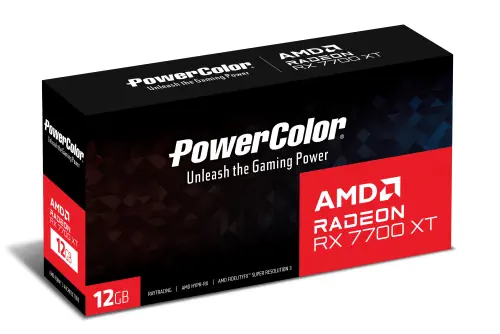 POWERCOLOR RADEON RX7700XT 12G-P 12GB GDDR6 192Bit DX12 Gaming (Oyuncu) Ekran Kartı