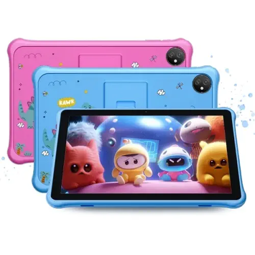 Blackview Tab30KIDS Tablet 10.1″/6 GB/64 GB/8 MP/Android13+Kılıf Dahil (Mavi)