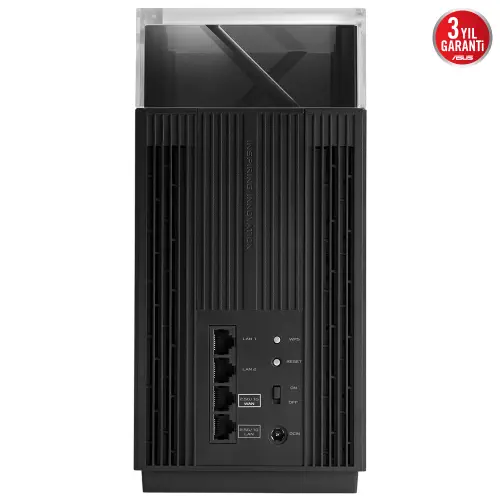 Asus ZenWiFi Pro XT12 WIFI 6 AiProtection Pro Siyah Ağ Dağıtım Mesh Sistemi (2`li)