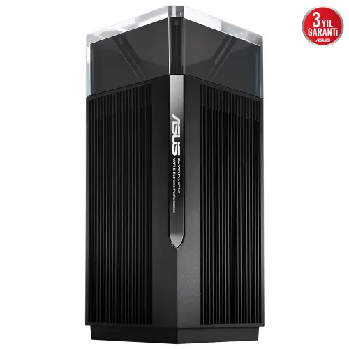 Asus ZenWiFi Pro XT12 WIFI 6 AiProtection Pro Siyah Ağ Dağıtım Mesh Sistemi (2`li)