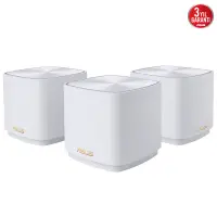 ASUS ZenWiFi XD5 Dual Band Wi-Fi 6 Mesh Sistemi (Beyaz Üçlü Paket)