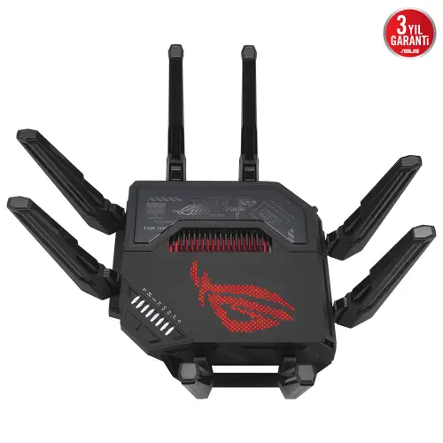 Asus ROG Rapture GT-BE98 Dört Bantlı Wifi 7 Gaming Router