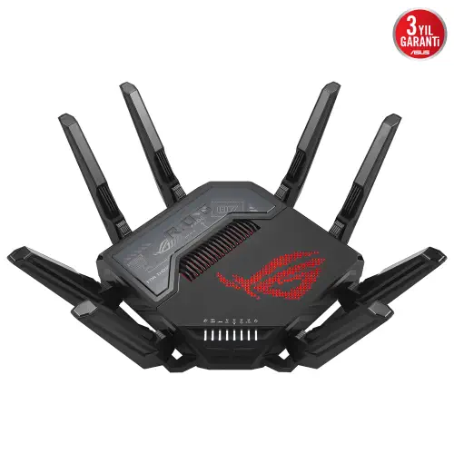 Asus ROG Rapture GT-BE98 Dört Bantlı Wifi 7 Gaming Router