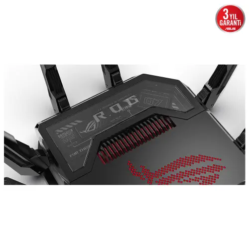 Asus ROG Rapture GT-BE98 Dört Bantlı Wifi 7 Gaming Router