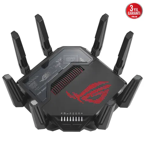 Asus ROG Rapture GT-BE98 Dört Bantlı Wifi 7 Gaming Router