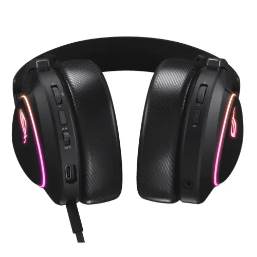 Asus ROG Delta II Wireless 2.4GHz/Bluetooth Kablosuz Siyah Gaming (Oyuncu) Kulaklık