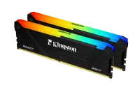 Kingston Beast KF432C16BB2AK2/32TR RGB 32GB (2x16) DDR4 3200Mhz CL16 Siyah Gaming RAM (Bellek)