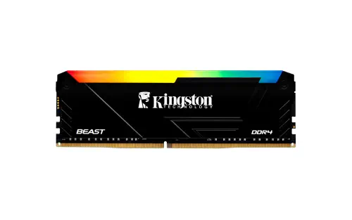 Kingston Beast KF432C16BB2AK2/32TR RGB 32GB (2x16) DDR4 3200Mhz CL16 Siyah Gaming RAM (Bellek)