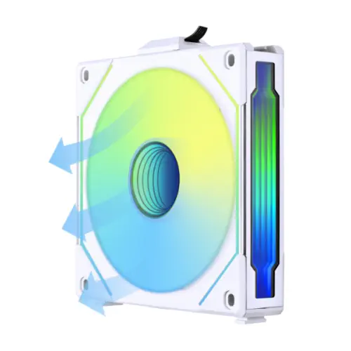 LIAN LI UNI FAN SL-INFINITY REVERSE (G99.14RSLIN1W.00) 1x140mm RGB Beyaz Kasa Fanı 