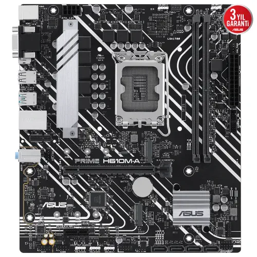 ASUS Prime H610M-A-CSM Intel Soket LGA1700 DDR5 5600Mhz mATX Anakart