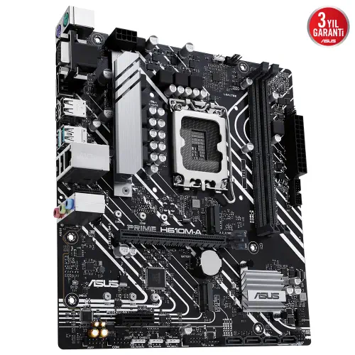 ASUS Prime H610M-A-CSM Intel Soket LGA1700 DDR5 5600Mhz mATX Anakart