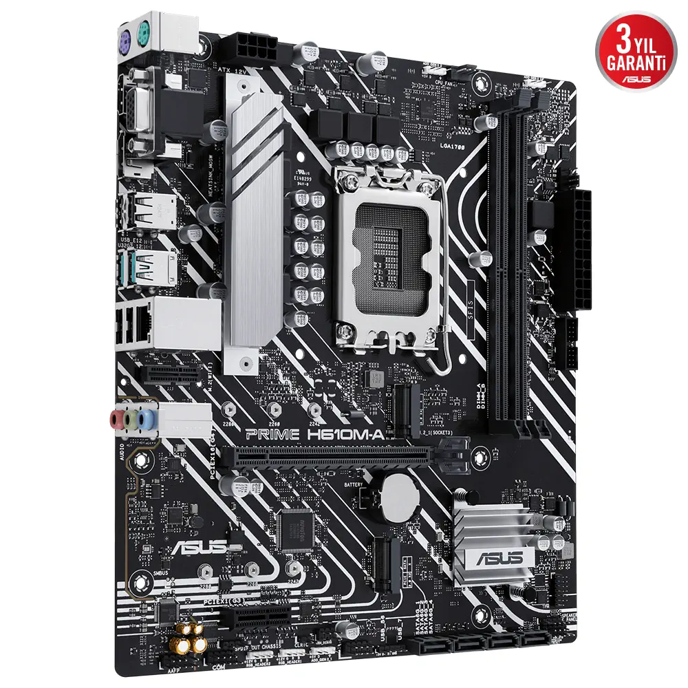 ASUS Prime H610M-A-CSM Intel Soket LGA1700 DDR5 5600Mhz mATX Anakart