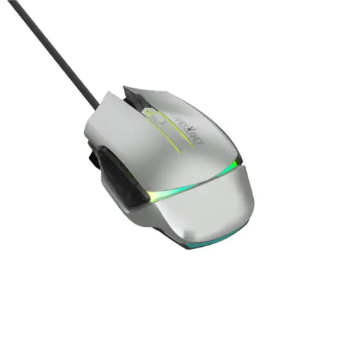 James Donkey 112RS 6200DPI 6 Tuş PMW3327 Sensör RGB Optik Metalik Gri Gaming Mouse