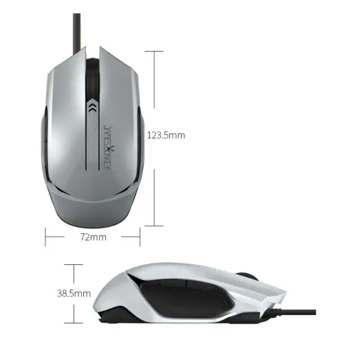 James Donkey 112RS 6200DPI 6 Tuş PMW3327 Sensör RGB Optik Metalik Gri Gaming Mouse